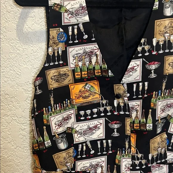 Vintage Nicole Miller Multicolor silk Vest - Picture 3 of 3